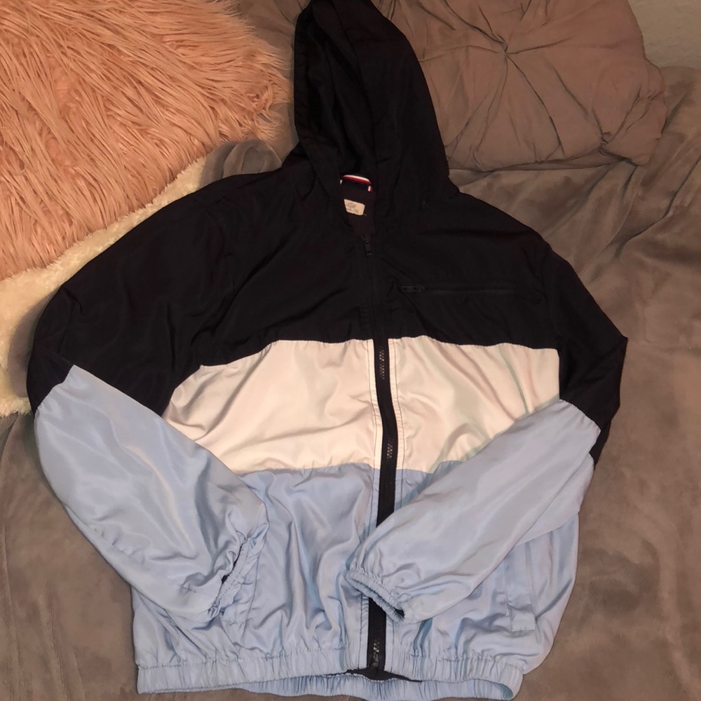 Striped Windbreaker